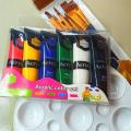 Pack of 6 Acrylic Colors 30 ml, Acrylic Paint - Acrylic Color Set. 