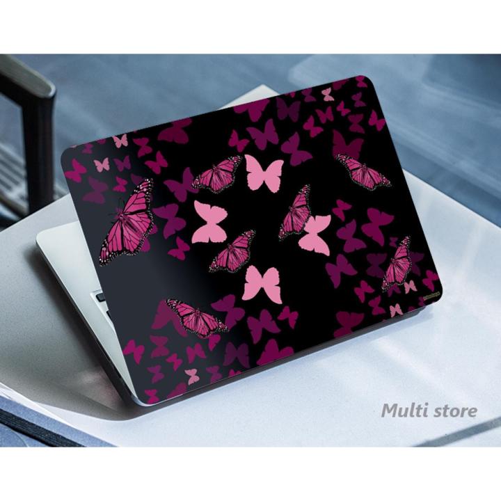 Butterflyss Mix_ Laptop back cover / skin / sticker for girls / boys - Vinyl Sticker Decal - For All Laptops - Sizes 13 13.3 14.6 15 15.4 15.6 inches Laptop