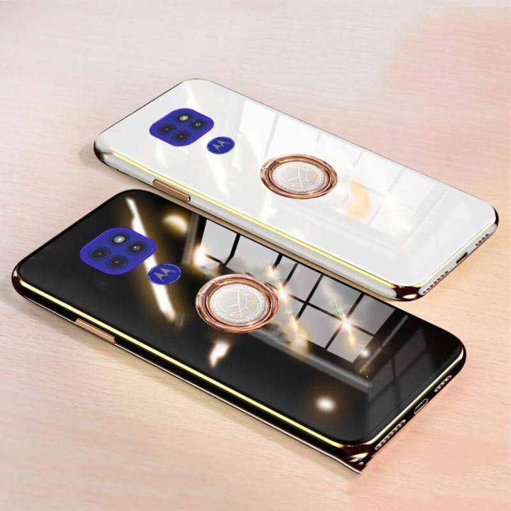 Phone Case For Lenovo K12 Note Back Cover Soft Transparent Plating Cover for Lenovo K12 Note Back Cover Antioxidant Clear Ring Casing