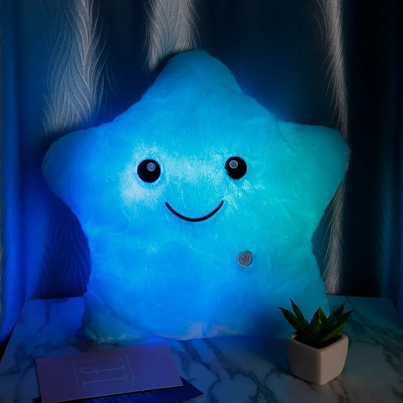 Led star cushion best sale