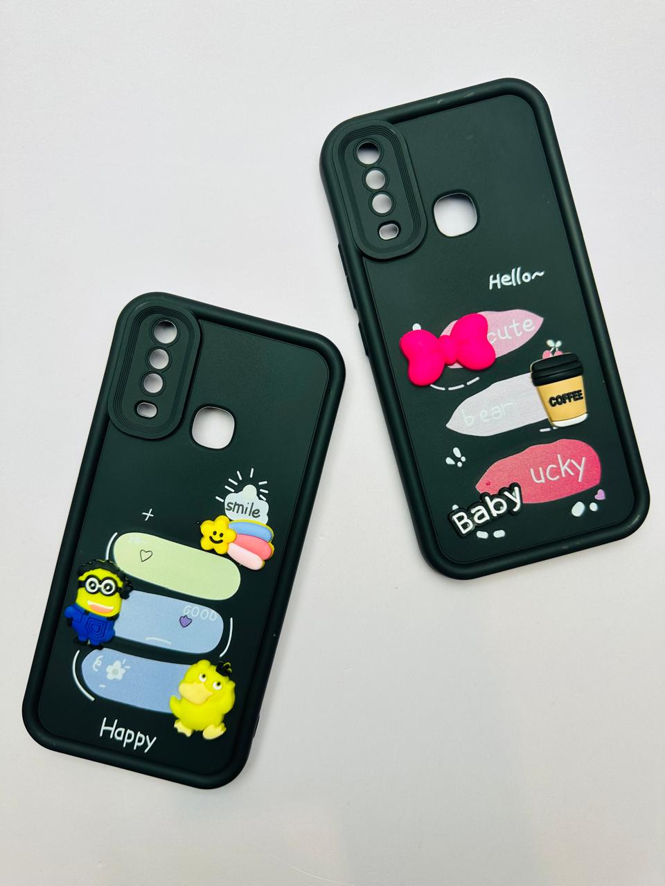 Lahore Mobile Case for Vivo Y11 | Y12 | Y15 | Y17 Girls Back Cover - Luxerey Back Cover - Creative Lovely 3D Doll - Vivo Y11 | Y12 | Y15 | Y17 Dolls Case 2