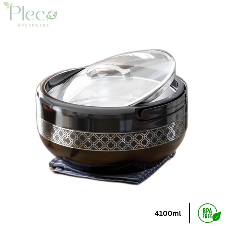 Hotpot | Insulated Hotpot Food warmer | Grace Brighton hotpot XL 4100ml | Food Warmer |  storage hot pot |  stainless steel inner bowl |  food warmer pot |  BPA Free Hot pot
