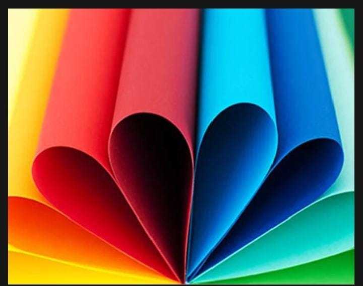 Chart Paper 10 Diffrent Color Size-22x28