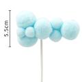 Cute Colorful Hairball Clouds Cake Topper Happy Birthday Party Decor Kids Boy Girl Clouds Cake Decor Birthday Party. 