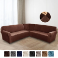 Premium L Shape Sofa Cover – 7 Seater (3+3+Corner) | Stretchable Cotton Jersey | 8 Colors. 