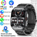 2025 New For OPPO Men Smart Watch Bluetooth Call Sports Watch Heart Rate NFC Waterproof Sports Women Smart Watch For Android iOS. 