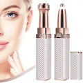 *Eyebrow Trimmer- 2 in 1 Rechargeable Eyebrow Trimmer & Face Hair Remover  Painless Epilator for Women  Nose, Ear & Body Hair Shaver with LED Light - trimmer-trimmer for women-eyebrow trimmer. 