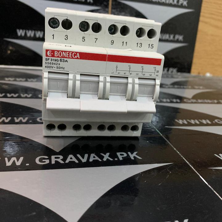 Changeover breaker 4 pole l o l 63A 3 position