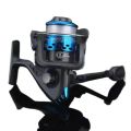Bh 200 3 Ball Bearing Fishing Reel Fishing Reel Aluminum Body Spinning Reel High Speed G-Ratio 5.2:1 with Line Copper Rod Rack Drive Fish Tools. 