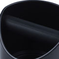 Coffee Grind Knock Box And Espresso Dump Bin (Black). 