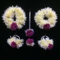 Artificial Flower Bridal Jewellery set in multi colour & used for multi functions.. 