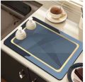Silicone Dish Drying Mat - 40x30 cm, Heat Resistant, Non-Slip with 2 Small Mats. 