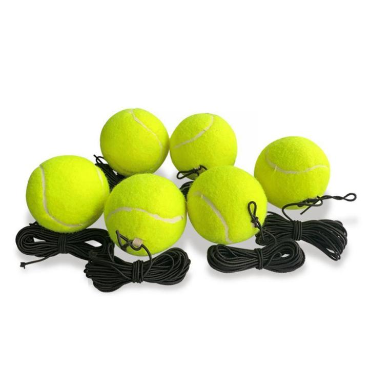 【NEW】 Tennis Training Swingball Replacement Ball With Elastic Tennis Player Portable Tennis Lightweight Single Ball String Practi Y5B8