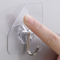 Pack Of 10 - Stick on Sticky Hooks Wall Hangers for Kitchen Bathroom Office Closet, Towel Stands Sticky Wall Hook. 