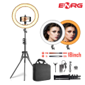Energy - ENRG LED Ring Light 18 Inch \ 45 cm with 7.5ft Metal Tripod Stand Carry Bag And Adjustable Phone Holder. 