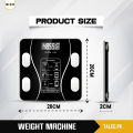 TALEC.PK Smart Body Fat Scale with OKOK App | Digital Weight Machine for Body Composition, BMI, Fat, Muscle & Water Analysis | Bluetooth Smart Scale 180kg for Home, Gym & Fitness Tracking. 