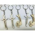 Keychain Ertugrul, Turgut Alp 5Pcs  - Artistic Design Kayi Tribe Products, Best Wood Material. Birthday Gift for Kids. (Pack of 5). 