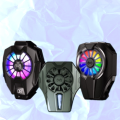 MEMO DLO5 / DL01 / DL06 / L01 / DL05-Tablet for Phone Radiator Phone Cooling Fan Case Cold Wind Handle Fan for PUBG Phone Cooler Phone Cooling Fan Case Semiconductor Cooling Mobile Phone Radiator with Colorful Lights. 