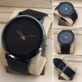 black leather Luxury Watch For Unisex Rs. 19. 