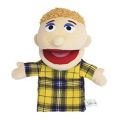 Mouth Move Plush Hand Puppet Grandma Mom Girl Boy Grandpa Dad Family Finger Glove Hand Education Bed Story Learn Funny Toy Dolls Straggle Steipos. 