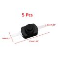 5/10/20 Pcs Black Latching Mini ON/Off Switch Self-Lock Micro Push Button Switch DC 3V to 30V 3A for Light Lamp Wall Outlet DIY SMD Flashlight. 