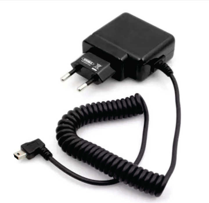 System-S Mini USB AC Power Adapter 5V 2A with Right-Angle Mini USB ...