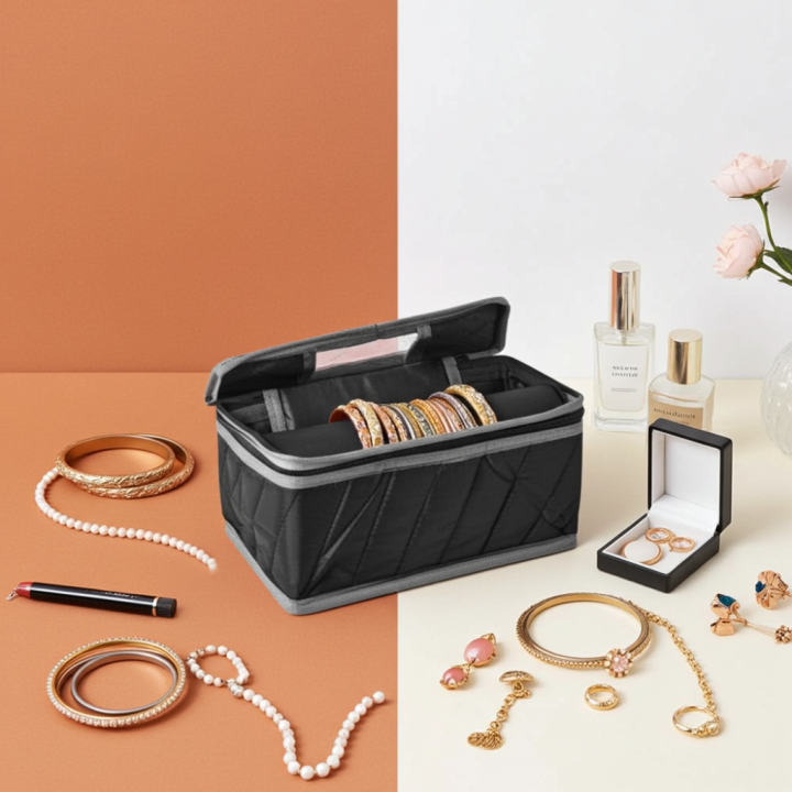 Customize%20Jewellery%20Organizer%20%E2%80%93%20Organizer%20%E2%80%93%20Storage%20Box%20%E2%80%93%20Storage%20Bag%20%E2%80%93%20Storage%20Organizer%20%E2%80%93%20Storage%20%E2%80%93%20Elegant%20Multi-Compartment%20Bangle%20Holder%20For%20Travel%20&%20Home%20Clutter%20Free%20Jewelry%20Storage%20Solution%20-%20Image%204