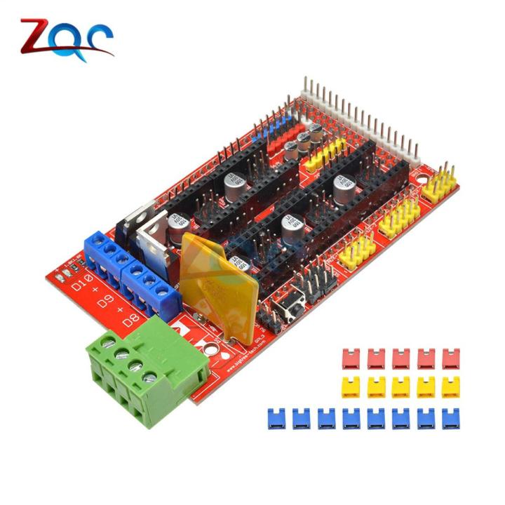 Placa RAMPS 1.4 Para Impresora 3D – Shield Para Reprap Y Mendel, Con 3 MOSFET, Termistores Y Placa RAMPS 1.4 Para Impresora 3D – Shield Para Reprap Y Mendel, Con 3 MOSFET, Termistores Y