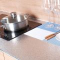 60x200cm Self Adhesive Aluminium Foil Sticker Roll, Oil Proof Waterproof Aluminium Sheet DIY Wallpaper, Backsplash Aluminium Sticker for Home, Kitchen, Stove, Cabinet, Wall, Drawers, Furniture, Silver Colour. 