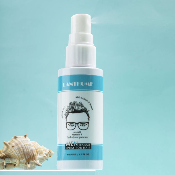 Firstsun Men Sea Salt Spray for Hair Smoothes Frizzy Hair and Moisturizes Dry Ends for Silky Hair Repair Hair Damage 50ml