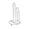 KITCHEN ROLL HOLDER , PAPER TOWEL HOLDER , Easy-Tear Standing Paper Towel Holder - Silver ,  Paper Towel Storage Rack , Stand for Kitchen Countertop & Dining Room Table , Napkin Shelf Paper Towel Stand. 