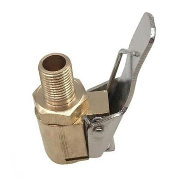 NANLIY-Air Chuck Inflator,8mm Clamp Connector for Car Auto Tyre,Adapter Pump Valve Clip for Tire