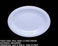 1 Piece Melamine Oval Dish 10 Inch - Serving Dish - Melamine Material. 