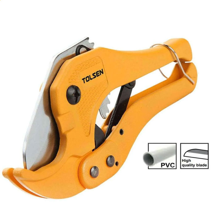 Tolsen PVC Pipe Cutter 200mm 8 inch Aluminium Body 3- 42mm