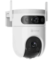 Ezviz Outdoor Camera H9C Dual-Lens 2K+Pan & Tilt Wi-Fi two way audio ColorVU Camera 3MP+3MP. 
