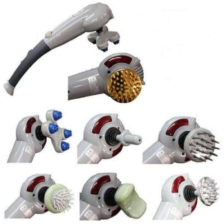 8 in 1 Magic Massager – Includes Brush, Pointed Stick, Softest Brush, Golden Needle, Silver, Gem Contour – Model: BLD-999