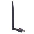 300Mbps USB 2.0 WiFi Wireless Network Adapter with Antenna | 802.11n/g/b High Speed LAN Card Dongle for Desktop & Laptop | Long Range Wi-Fi Receiver, Plug & Play, Stable Connection, Compact Design, Ideal for Windows PC & Gaming. 