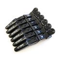Pack of 6 Premium Hair Sectioning Clips Black - Alligator Hair Clips - Crocodile Hair Clip For Salon -Duckbill Hair Sectioning Alligator Plastic Clips -Hair Salon section Clips- Black clip - Hair clip - Hair accessories. 