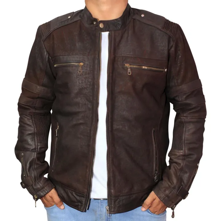 Brand%20New%20Soft%20Lambskin%20Original%20Leather%20Biker%20Jacket%20for%20Men%20Matt%20Finish%20Snuffing%20Stuff%20-%20Image%202