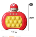 Pop Fidget Games for Kids Breakthrough Puzzle Game Machine Push Bubble Pop Puzzle Game Light Quick Push Game Console Push Button Toy for Kids Girl Boy Birthday Gift Poplight Antistress Fidget Toys. 