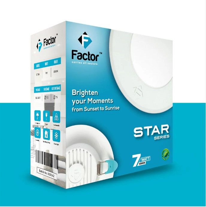 Clark Downlight by Factor LED - 7W Bright White Light | Daraz.pk