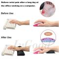 Memory Foam Set Ergonomic Keyboard Wrist Rest Pad & Mouse Wrist Rest Support Cushion For Office, Computer, Laptop, & Mac - Durable & Comfortable & Lightweight For Easy Typing & Pain Relief. 