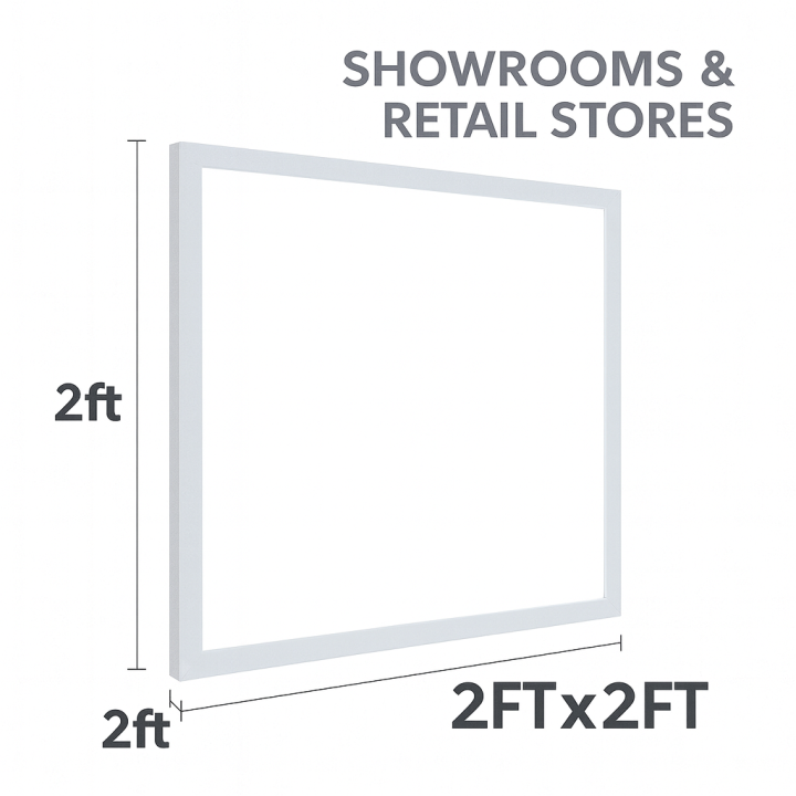 SIC LED SMD Panel Light 2x2 – 48W | 110LM/W High Brightness | Energy Efficient | Cool Daylight Netural White Warm White | Powr Factor 0.9