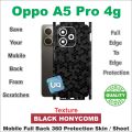 Oppo A5 Pro 4G full Back 360 Protection skin wrap / protection sheet with camera and 4 sides protection top quality. 