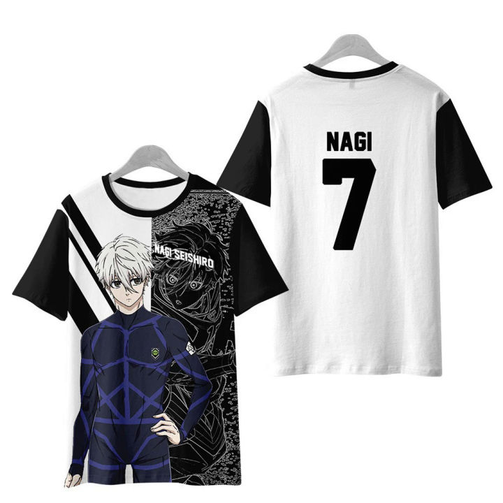 Anime blue lock Tshirts football soccer 3D print streetwear men women