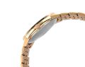 Movado Museum Rose Gold Stainless Steel Blue Dial Quartz Watch for Gents - 607353. 