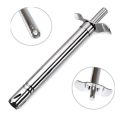 Kitchen Lighter SS Metal - Gas Stove Lighter - No Fuel No Batteries No Refill Needed - Spark Igniter Pulse Liter. 