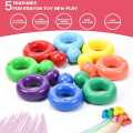 DIY Children Crayons - 6 Colors - Ring Shaped 4cm - Crayons color paint - KidzKlub. 