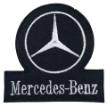 Mercedes Benz Logo Embroidered Iron On Patch Sew On Badge For Bags Caps T Shirts Jeans Applique. 