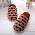 Perfect Meet Winter Men Indoor Home Shoes Faux Fur Warm Slippers. 